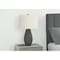 Monarch Specialties Lighting, 24 in.H, Table Lamp, Black Resin, Ivory / Cream Shade, Contemporary I 9655 - alternate 5